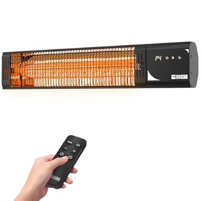 COSENG Outdoor Heaters for Patio 1500W, 3s Rapi...