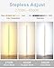 TACAHE Minimalist Corner Floor Lamp - 2700K-6500K Dimmable LED Night Light - Modern Standing Mood Lamp with Remote Control for Living Room, Bedroom - 57