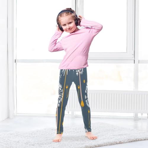 Toddler Girls Leggings Printed Yoga Pants Leggings Dandelion for Kids4