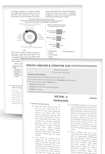 Image of (10 subjects in 1) Educart Granth CBSE Class 10 Previous 10 Year Solved Papers 2027 - with PYQ Charts (Hindi A, Hindi B, English, Computer Apps, IT, ... Maths Basic, Social Science & Science)