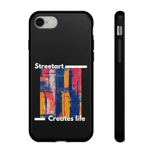 Coque iPhone 8 Street Art brillante au style urbain pour vos sorties