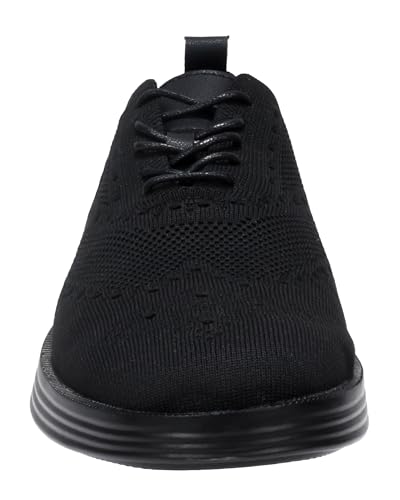 Image of Mens Dress Shoes Casual Oxfords Shoes Knit Lightweight Breathable Business Work Shoes Walking Shoes Fashion Sneakers