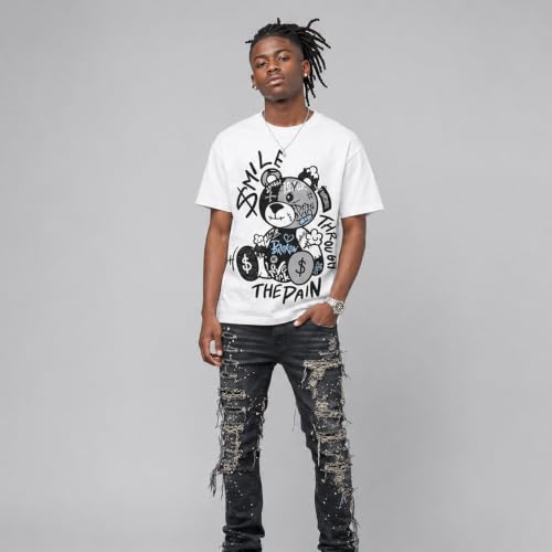 Image of DopeSkill Graphic Tee Streetwear Hip Hop Hypebeast Street Style Unisex T-Shirt Sneaker Colour Matching Shirts Cute Graphic