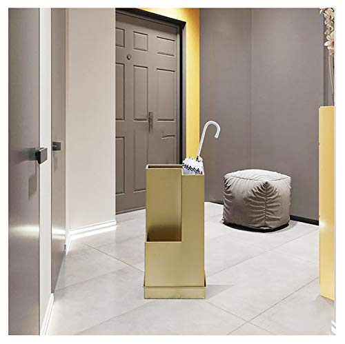 Porte-parapluies en métal avec bac amovible pour entrée - 3