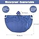 Fonakei Mobility Scooter Poncho mit Ärmeln, Rollstuhl-Regenponchos, Rollstuhl-Bezüge, wasserdichte Kapuze mit Kordelzug, Kapuze mit Futter, regenponcho für rollstuhl, Universalgröße, für Erwachsene