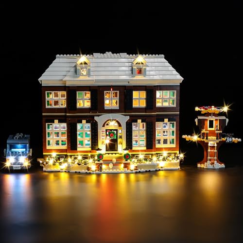 BrickSoul Led Light Kit for Home Alone, Compatible with 21330 Lego Building Set, Light Up Legos Home Alone