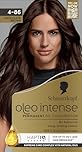 Schwarzkopf Oleo Intense Permanent Oil Colour 4-86 Chocolate Brown, 100% Grey Coverage, Conditioner with HaptIQ System, Long-Lasting Colour, Ammonia Free Hair Dye
