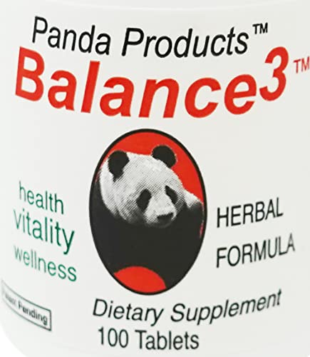 image for Balance 3 - Panda Products, 100 Tablets, Herbal Formula