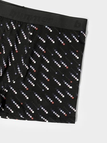 Image of Bummer Men's Premium Cotton Underwear | Fine Combed Cotton with Elastane for Stretch | Ultra Breathable Innerwear | Soft Fabric & No-Roll Waistband | Printed Trunks & Inner Combo for Men