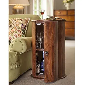 Roger Solid Wood Portable Bar