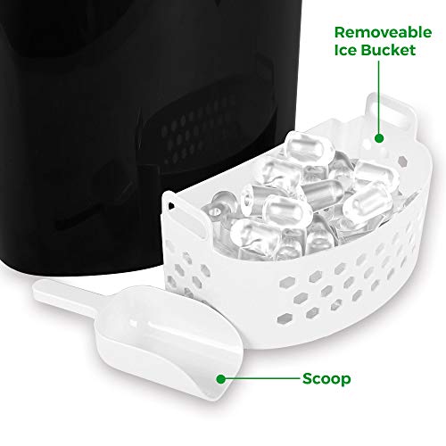 Caynel máquina para hielo portátil de encimera miniatura 4