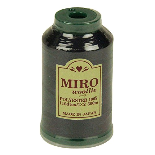 ミロ(MIRO) ウーリー ミシン糸 家庭用 110dtex 300m巻 色番号117 ポリエステル100% 熱や水に強い 日本製