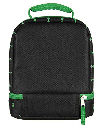 Image of Bioworld Harry Potter Lunch Box 10 inch Dual Compartment Tote (Slytherin Crest)