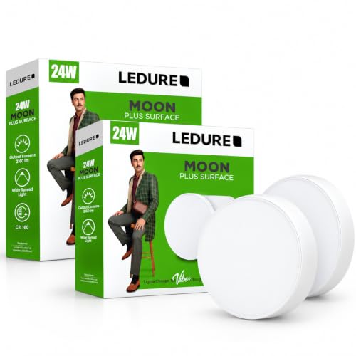 Image of LEDURE 24W LED Surface Light|Energy Efficient LED Downlight|CoolWhite Pack-2