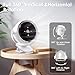 Imagen de Marchpower Mini Ventilador de Mesa 100 Velocidades USB Ventilador Silencioso Portatil LED Pantalla 3 en 1 Potente Pinza Rotación de 360°con Clip Recargable para Oficina Sport Hogar Camping