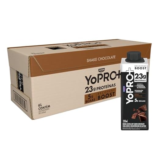 Pack YoPRO Bebida Láctea UHT Chocolate 23g de Proteínas 250ml - 24 Unidades