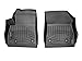 WeatherTech Custom Fit FloorLiners for Chevrolet Cruze - 1st Row (449401), Black