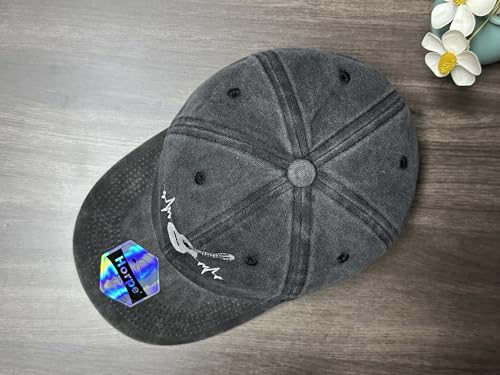 Image of Embroidered Adjustable Baseball Hat for Men Women, Washed Cotton | Premium Embroidery Design, Adjustable Metal Buckle Closure, Simple Lifestyle Wear