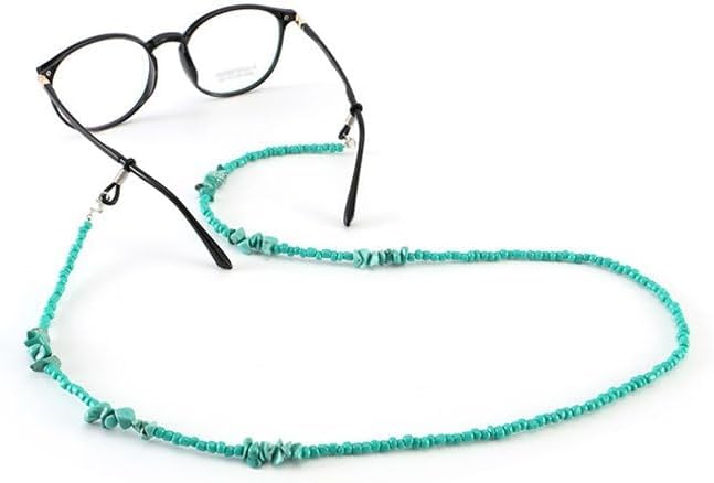 Irregular Glasses Rope Beaded Eyeglass Chains Green Sunglasses Hanging Neck Delicate Eyewear Accessories