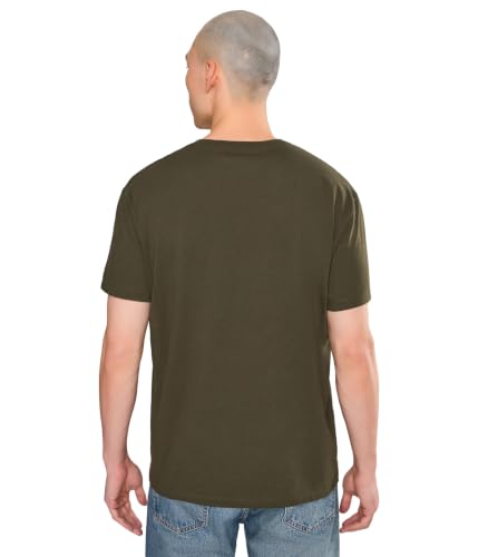 Image of POLO RALPH LAUREN, Men's, Classic Fit Jersey Crew Neck T-Shirt, Company Olive, XX-Large