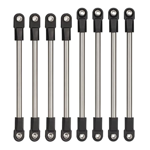 Bielle RC pour SCX10 D90 1/10 | Kit de 8 liens d'empattement en acier 275mm avec embouts M4