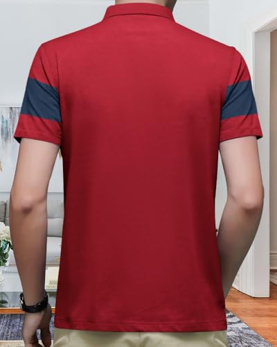 Image of Noble Monk Men's Polycotton Regular Fit Polo T-Shirt Half Sleeves |Polo Collar | Casual T-Shirt