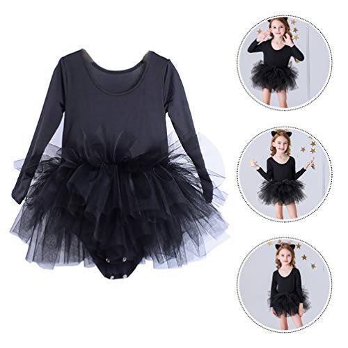 KESYOO 1 Unidade Primavera E Outono Crianças Gaze Vestido Desgrenhado Saia Tutu Saia Balé