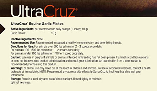 UltraCruz Equine Garlic Flakes Supplement for Horses, 2 lb - Image 5