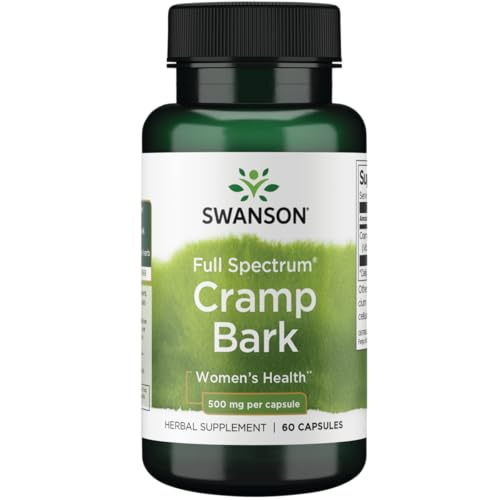 Swanson Full SPEC Cramp BARK 500MG 60 CAPS