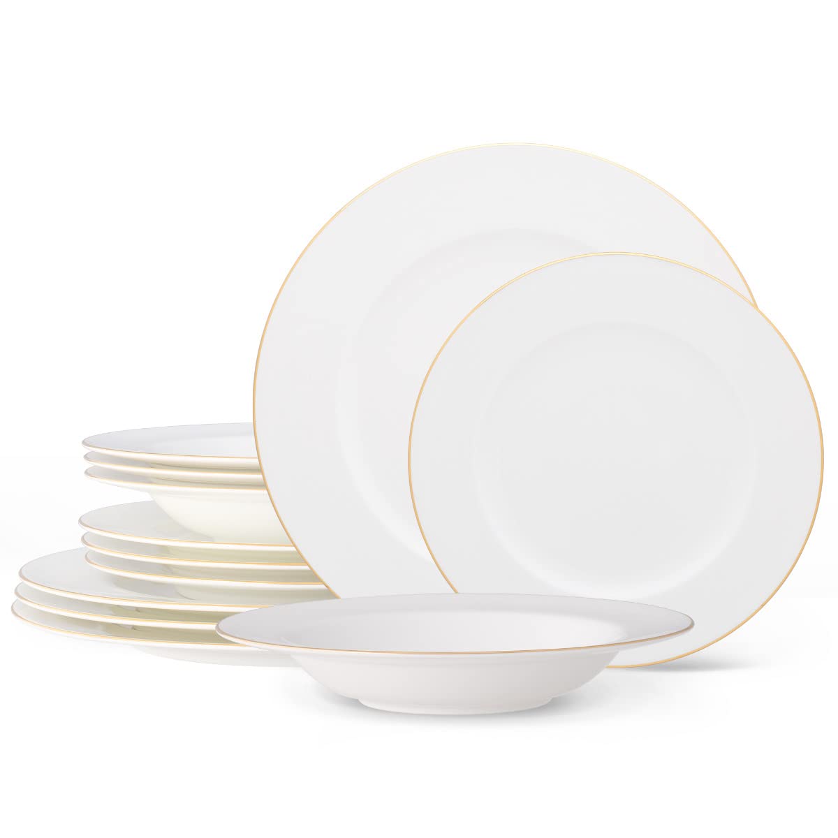 Accompanist 12-Piece Dinnerware Set, Service for 4