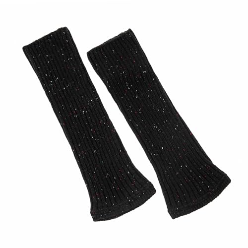 Soxbang Leg Warmers for Women 30% Wool Blend Speckled Knit, Cozy Ribbed Winter Leg Sleeves for Boots, Cold Weather4