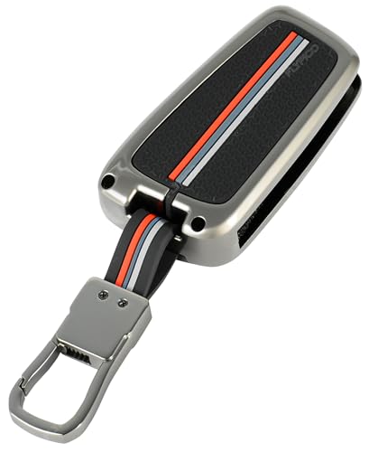 FlyPico Metal Silicon Car Key Cover Compatible for INNOVA Crysta and corrola altis 2 Button Smart Key Special Feature Visible in Low-Light Condition