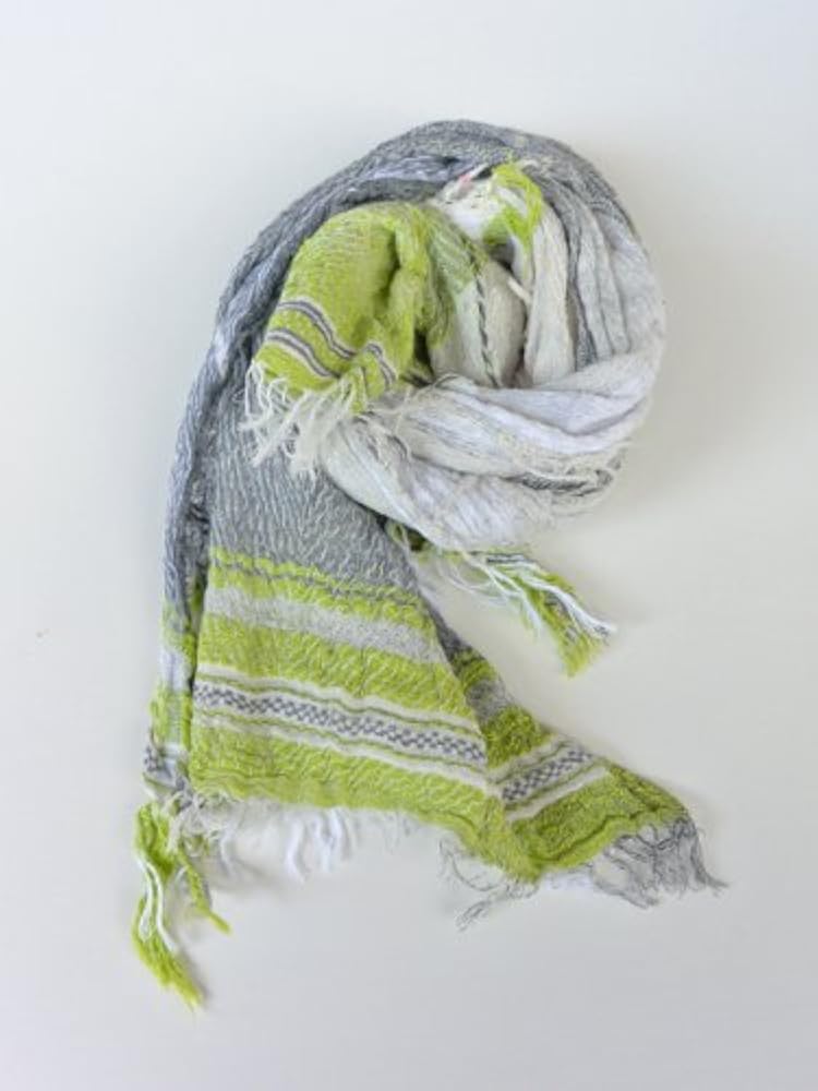 ★ギフトボックス入り★tamaki niime 緑系　コットンショール 楽天市場】tamaki niime 玉木新雌 roots shawl cotton big 111