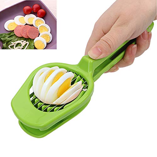 Best Handy Slicer Egg Slicers Slices Eggs Mushroom Strawberry Kiwi Soft Cheese Steel Blades With Handle Kitchen Utensil - Thumbnail 6