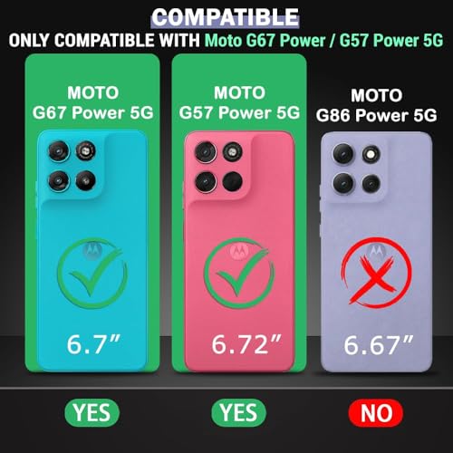 Image of Shockproof Case Compatible with Motorola Moto G67 Power 5G / G57 Power 5G | Full Camera Protection | TPU Flexible Back Cover for Motorola Moto G67 Power 5G / G57 Power 5G (Graphite Grey)