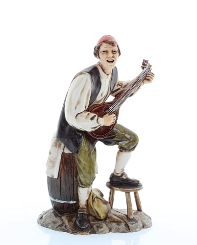 Moranduzzo Cuentacuentos para Belén de 12 Cm Escala 1:15 - Figuras de Belén Indestructibles - Estilo 700', Pintura Acabada a Mano, Producto Oficial, Escultor M. Landi