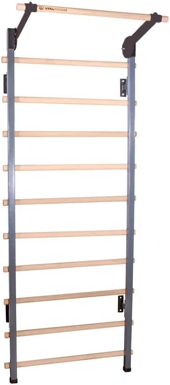 Vita Vibe - USA Made - Stall Bar - Adjustable Pull Up Bar Attachment - (Works With CORE Series Stall Bars Only)