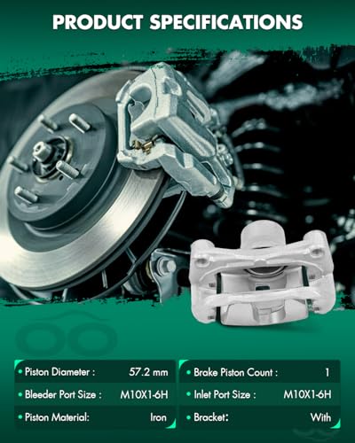 Image of SCITOO - Front Disc Brake Calipers Assembly w /Bracket For Nissan Model - For Altima 2007-2010,For Sentra 2007-2010 19B3308 19B3309