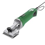 Masterclip Hunter Horse Clipper - Mains Powered Heavy Duty Horse Clippers Fitted with A2 Fine Cut Blades - Suitable for All Coat Types [Green]