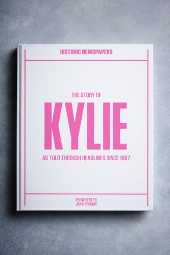Historic Newspapers - Iconic Music History Book - Musicians Career History Told Through Newspaper Coverage - Music Fan Gift Memorabilia - Add Name Printed on the Cover for Free (Kylie)