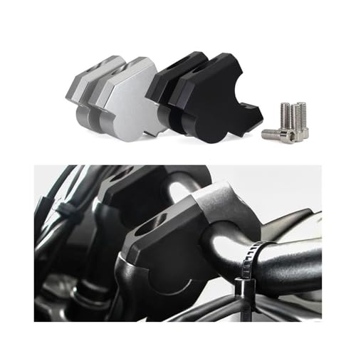 Rehausseurs de guidon 28 mm pour NT1100 2022-2023 - Collier de serrage noir robuste