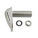 NRC&XRC Marine Grade Stainless Steel 316 I.D. 3/4in(19MM) Boat Intake Strainer Threaded Thru-Hull Inlet 3/4in Filter Scoopwith Rubber Washer Gaskets