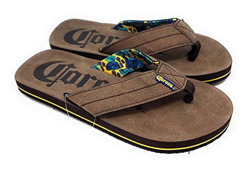 Corona Beer Men's Thong Sandals (M 9/10) Beige