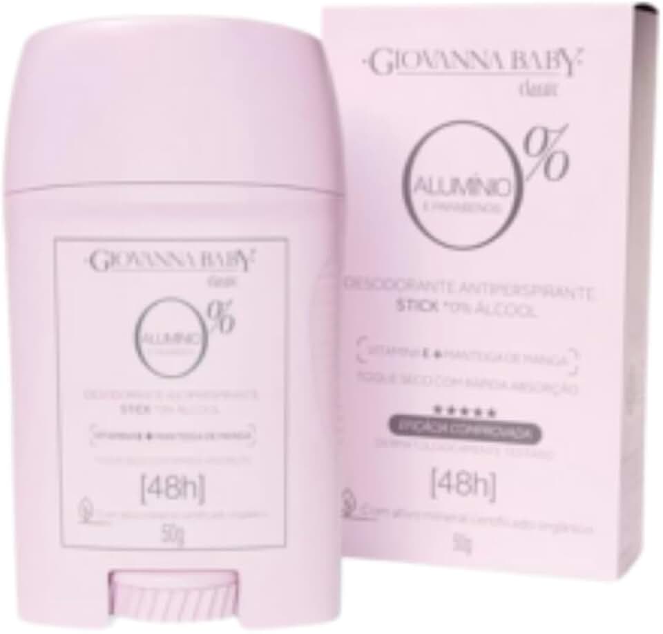 Giovanna Baby - Desodorante Stick Giovanna Baby 50G Fem 48H 0% Aluminio Classic
