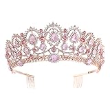tiara de cristal: diseño elegante y sofisticado, hermoso color y brillo. activa tu temperamento.