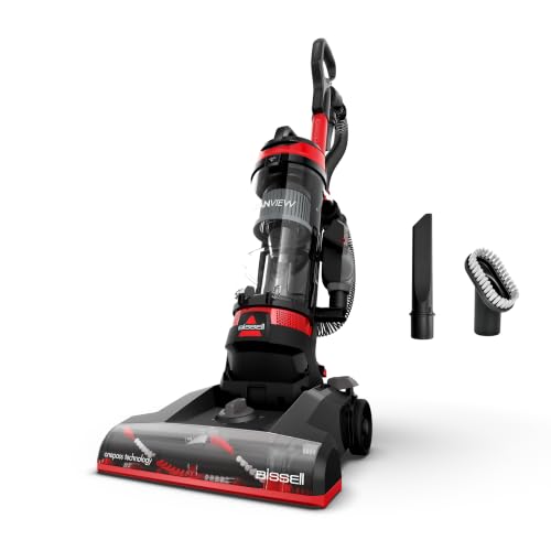 Bissell CleanView Compact Upright Vacuum, Lightweight Design for Apartments & Dorms, Powerful Suction with Removable Extension Wand & Scatter-Free Technology, 3508