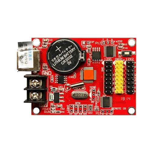 KACOME Hd-u60 P10 Monochrome and Dual Color LED Programmable Signage Controller, USB Flash Drive Digital LED Signage