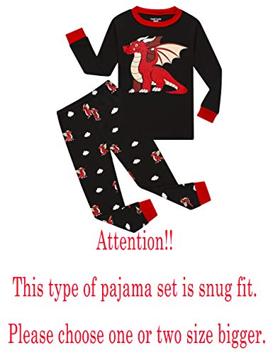 Image of Family Feeling Kids & Toddler Boys Pajamas 2 Piece Pjs Set 100% Cotton Sleepwear