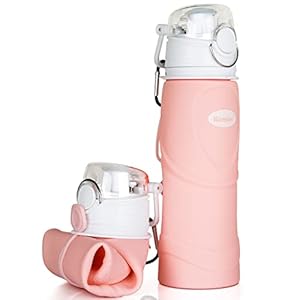 Kemier S5 Faltbare Silikon-Trinkflasche 750ML