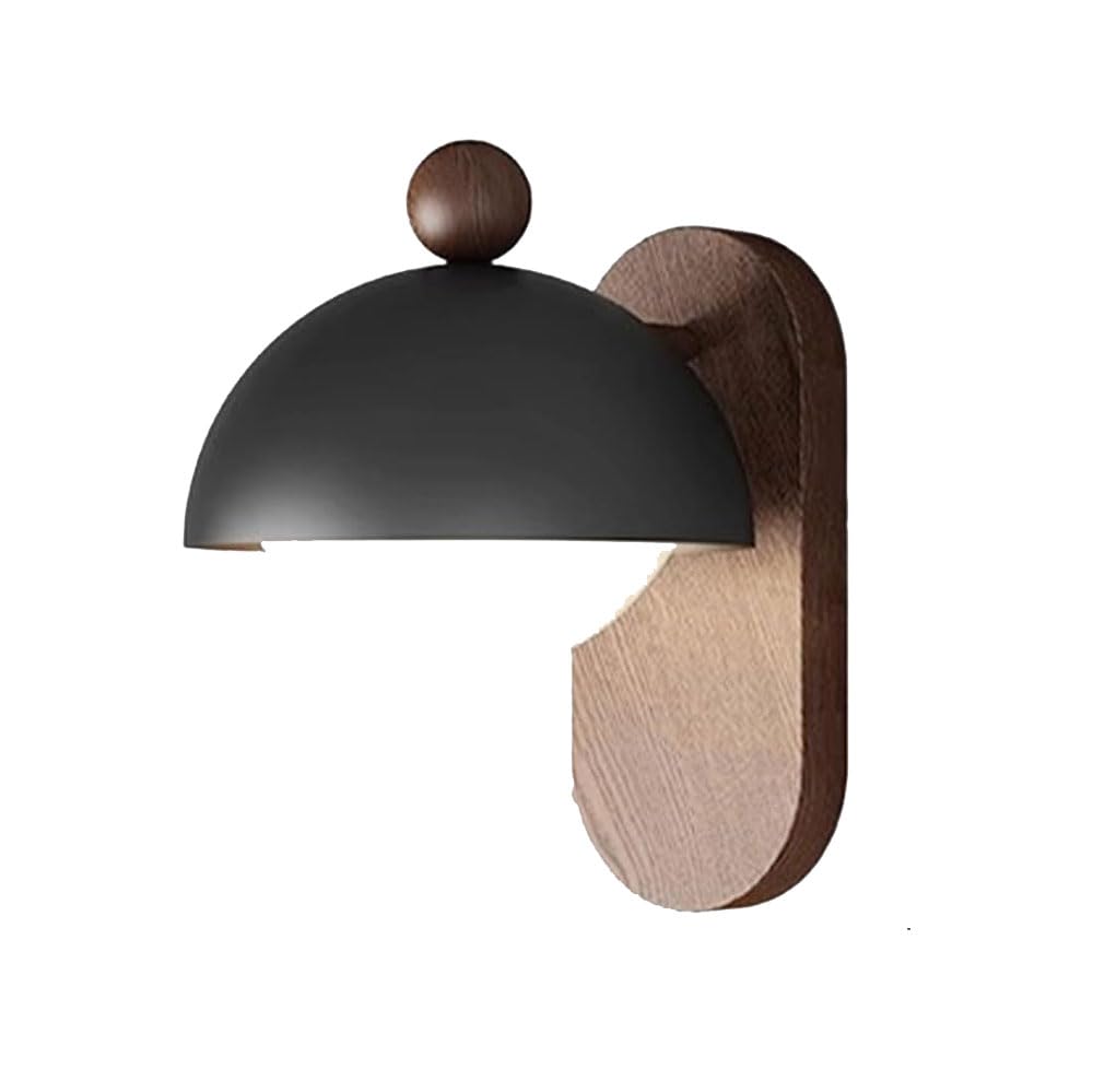 JISHUBO Modern Industrial Style Wall Light, Black Iron Art Lampshade Wall Sconce, G9 Light Source Hardwired Wall Lamp, Restaurant Living Room Bedroom Wall Mounted Lighting Fixtures